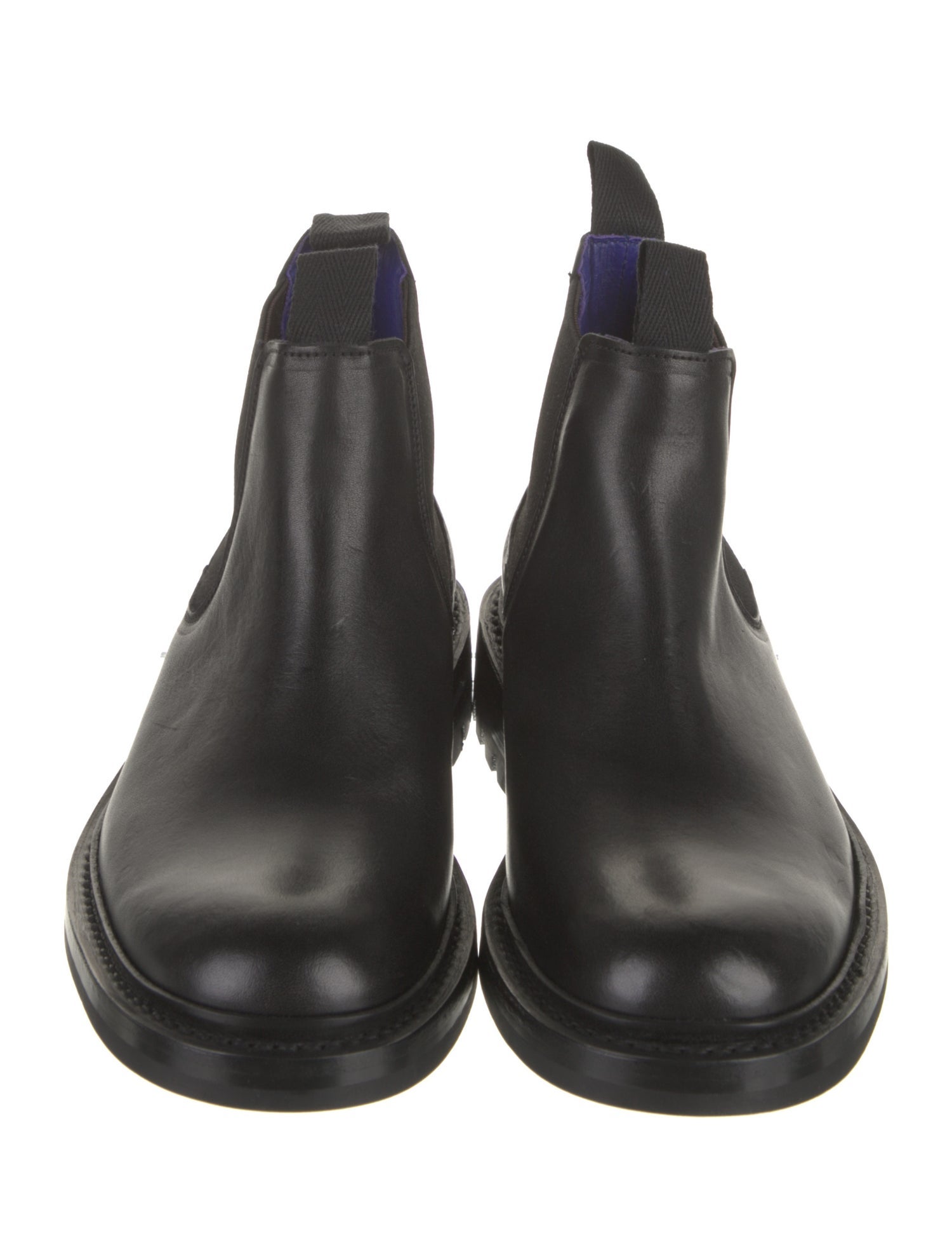 Burberry Leather Chelsea Boots